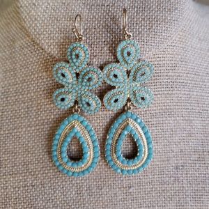 Stella & Dot Turquoise Earrings